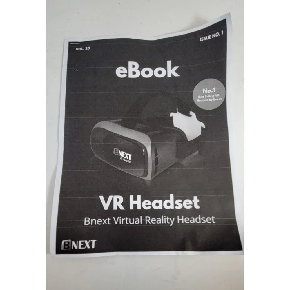 VR Headset Compatible w/iPhone & Android Phone-Universal Virtual Reality Goggles